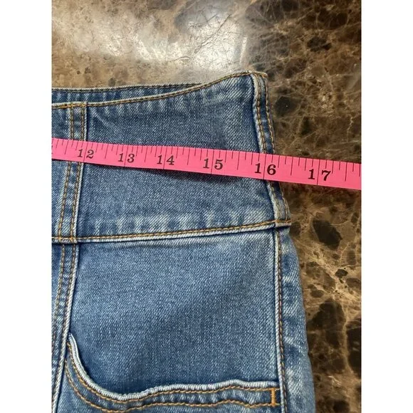 Kate Spade Hight waist Cropped Flare Denim Women’s Blue Pant Cotton Size 30 - Picture 6 of 11